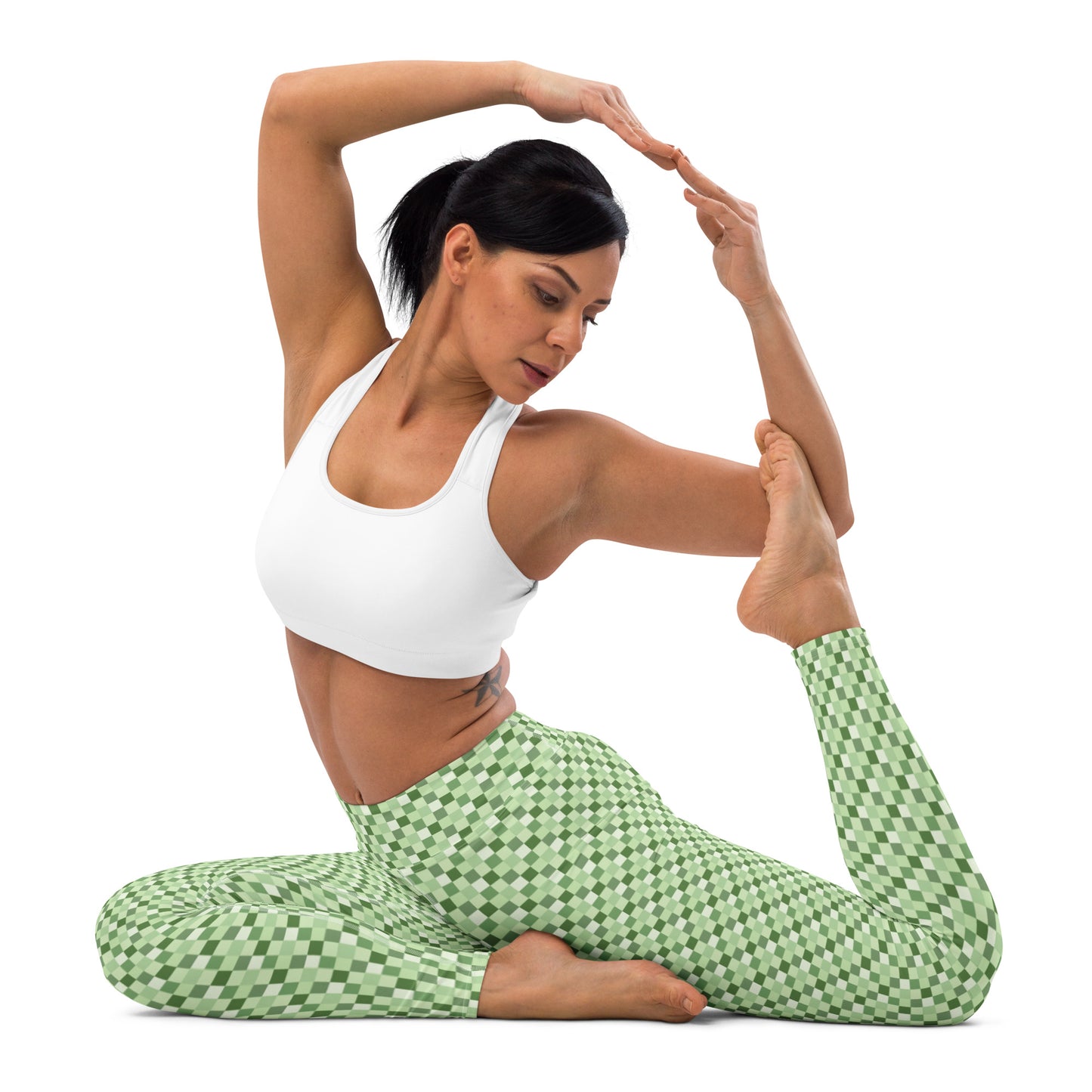 Wasabi Ichimatsu Japanese Yoga Leggings