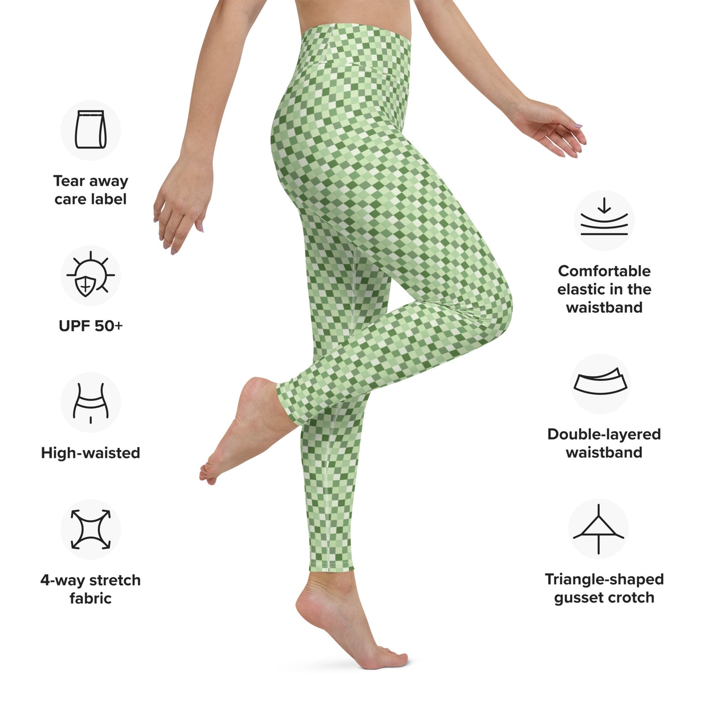 Wasabi Ichimatsu Japanese Yoga Leggings
