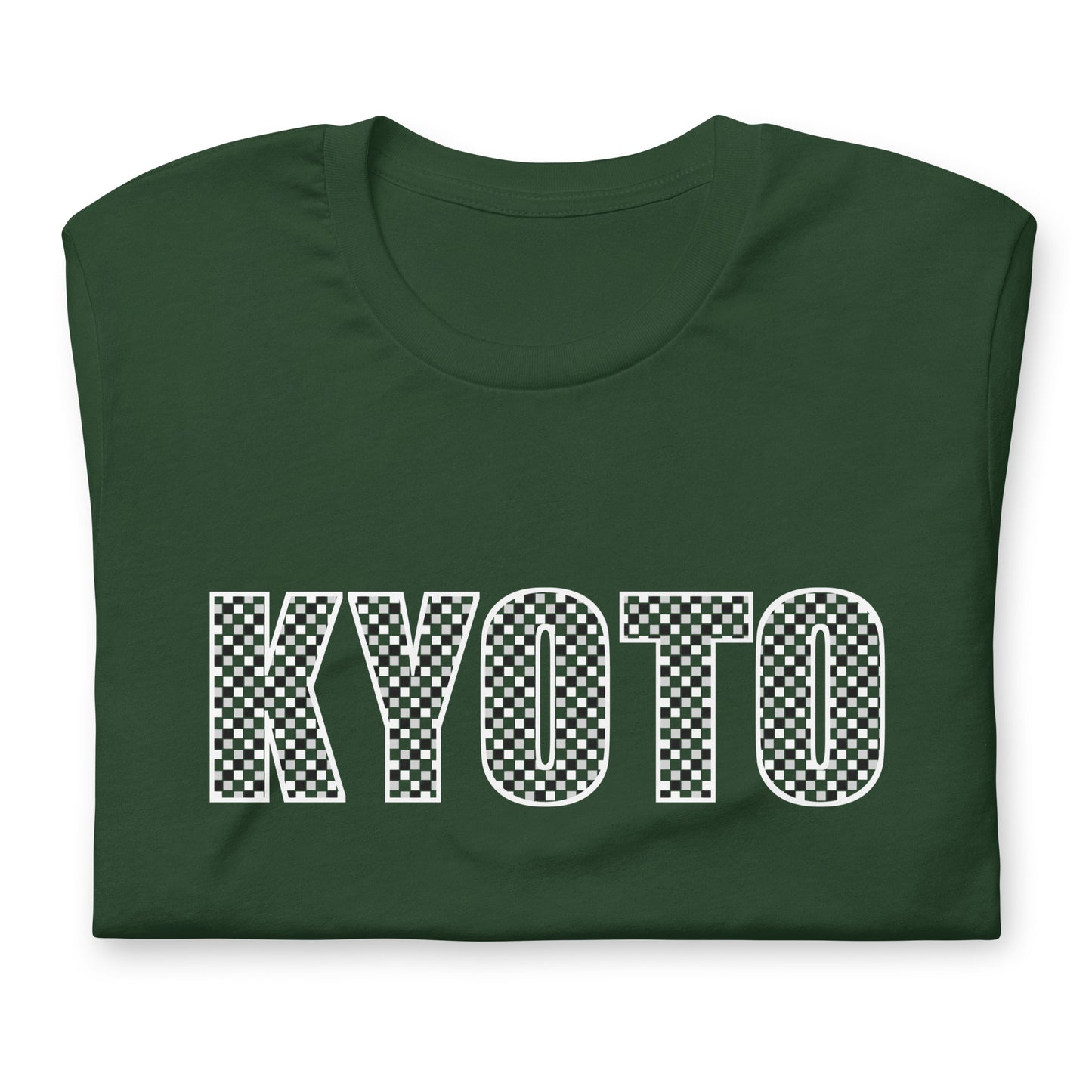 Kyoto Shirt: Traditional Japanese Ichimatsu Pattern Japanese T-Shirt