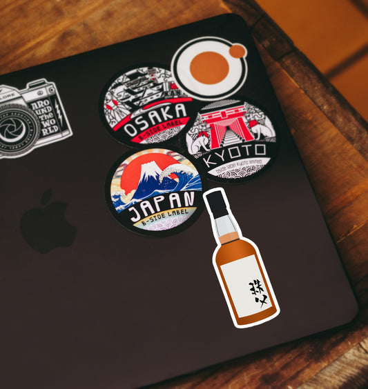 Ichiros Malt Sticker: Japanese Whisky Bottle, Chichibu Single Malt