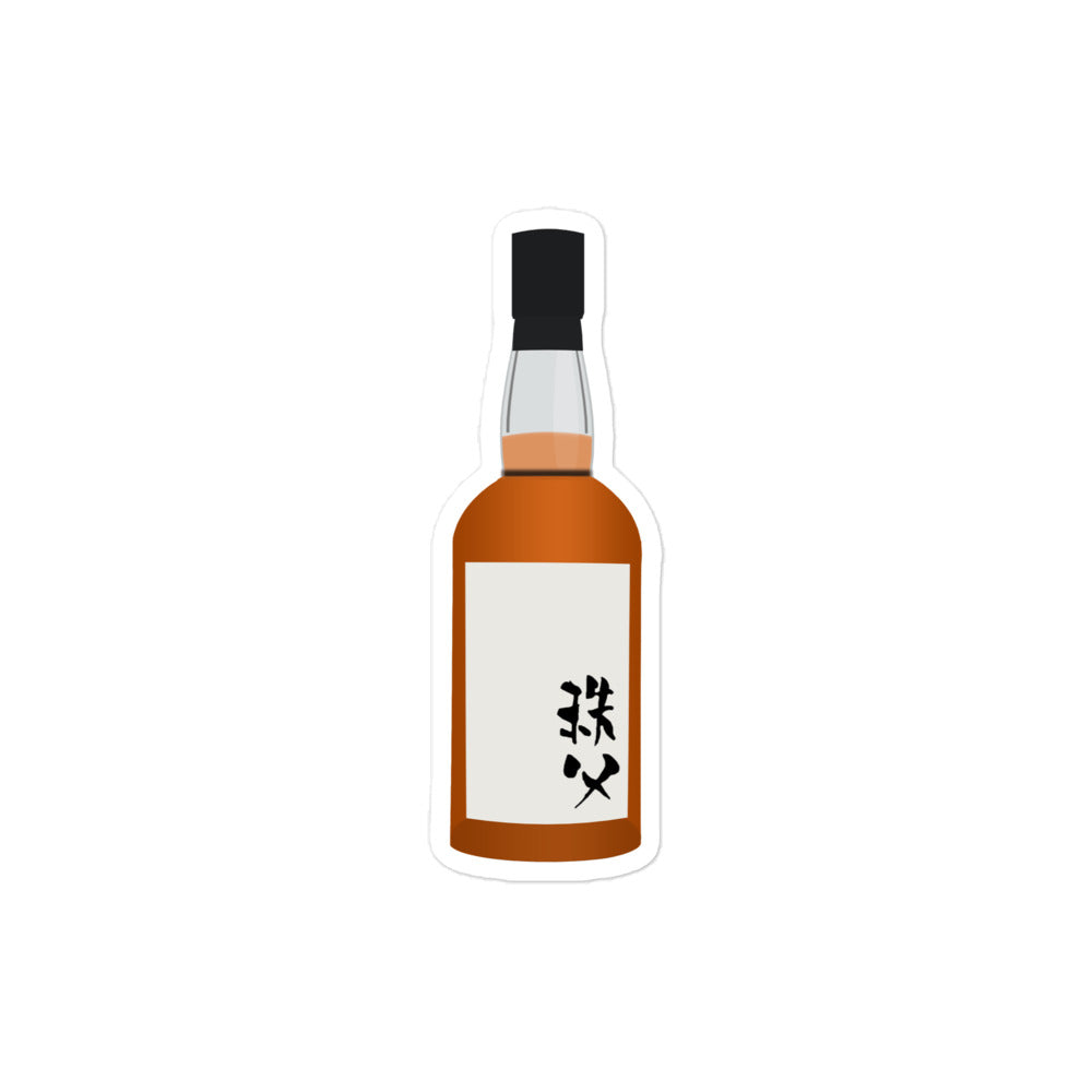 Ichiros Malt Sticker: Japanese Whisky Bottle, Chichibu Single Malt