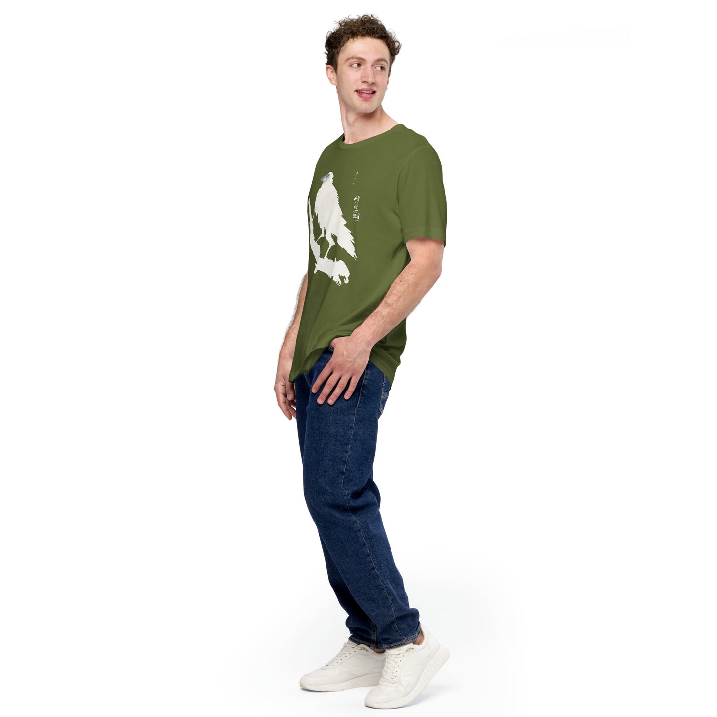 Crow in the Snow Japanese Art Shirt