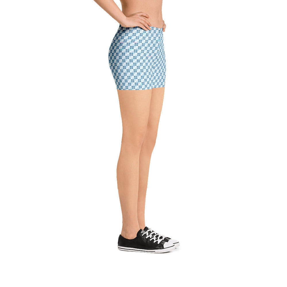 Blue Ocean Ichimatsu Women's Shorts