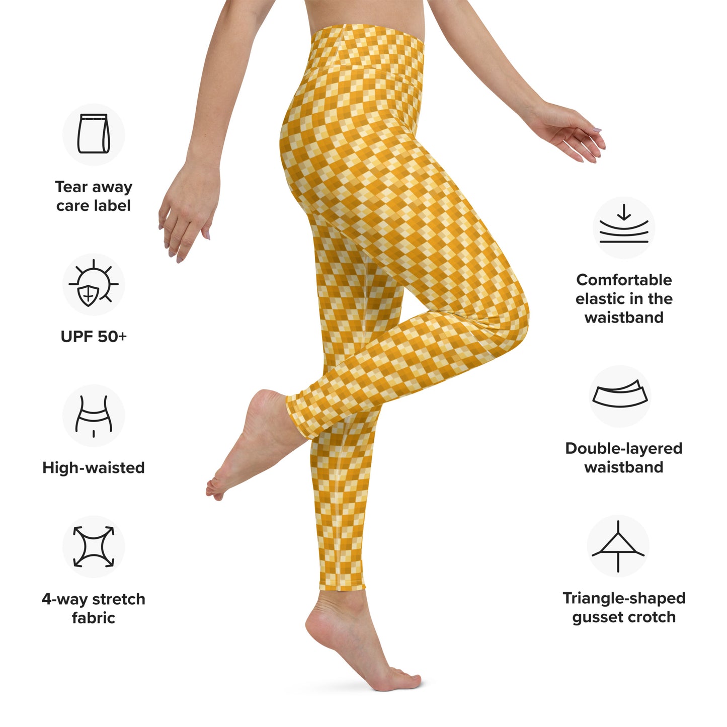 Uni Ichimatsu Japanese Yoga Leggings