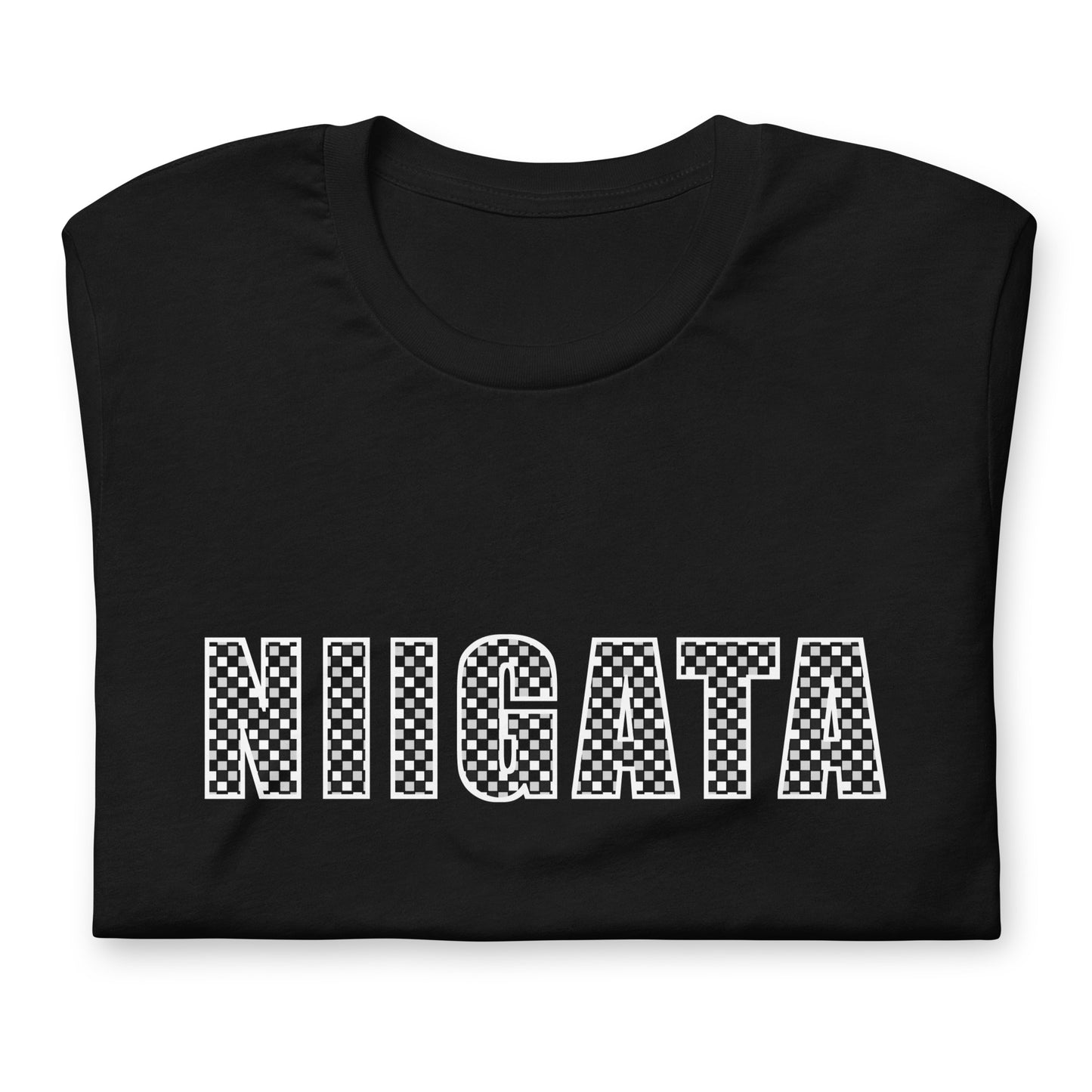 Niigata Shirt: Japanese Ichimatsu Traditional Pattern T-Shirt