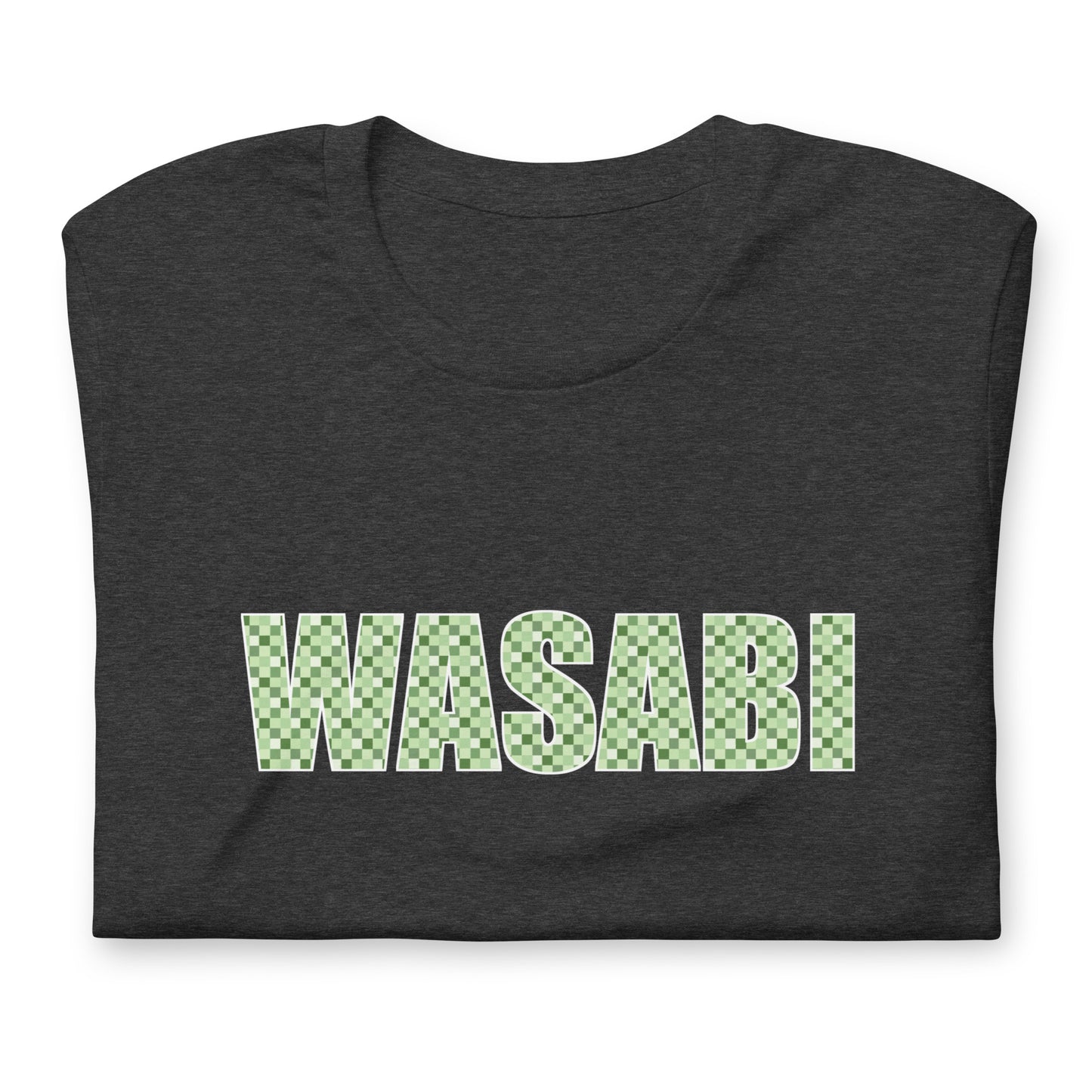 Wasabi Shirt: Japanese Ichimatsu Green T-Shirt