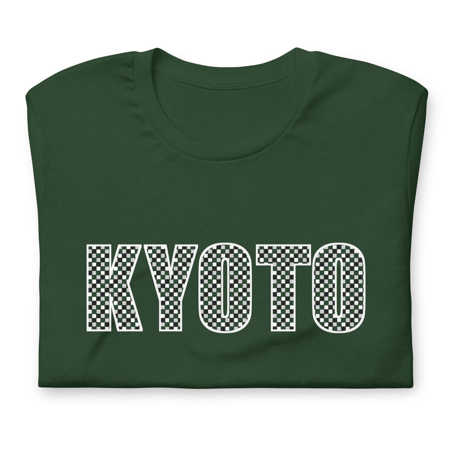 Kyoto Shirt: Traditional Japanese Ichimatsu Pattern Japanese T-Shirt