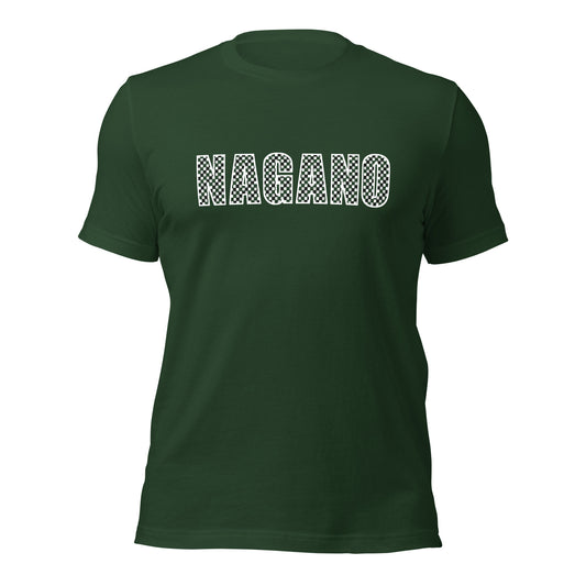 Nagano Shirt: Traditional Japanese Ichimatsu Pattern Japanese T-Shirt