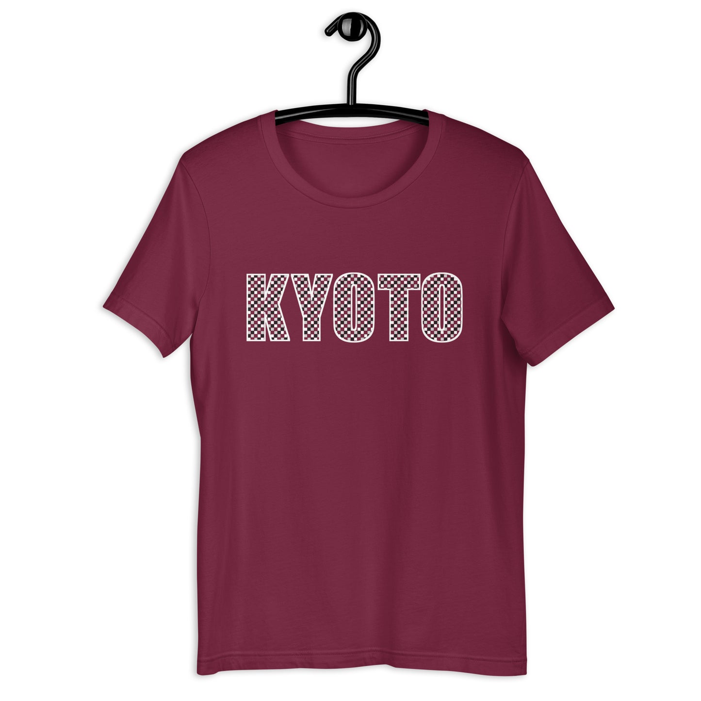 Kyoto Shirt: Traditional Japanese Ichimatsu Pattern Japanese T-Shirt