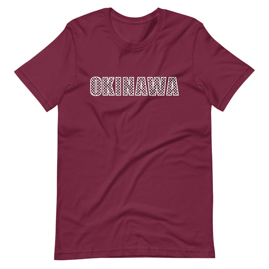 Okinawa Shirt: Japanese Ichimatsu Traditional Pattern T-Shirt