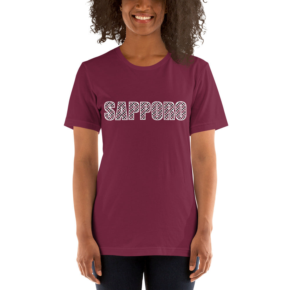 Sapporo Shirt: Japanese Ichimatsu Traditional Pattern T-Shirt