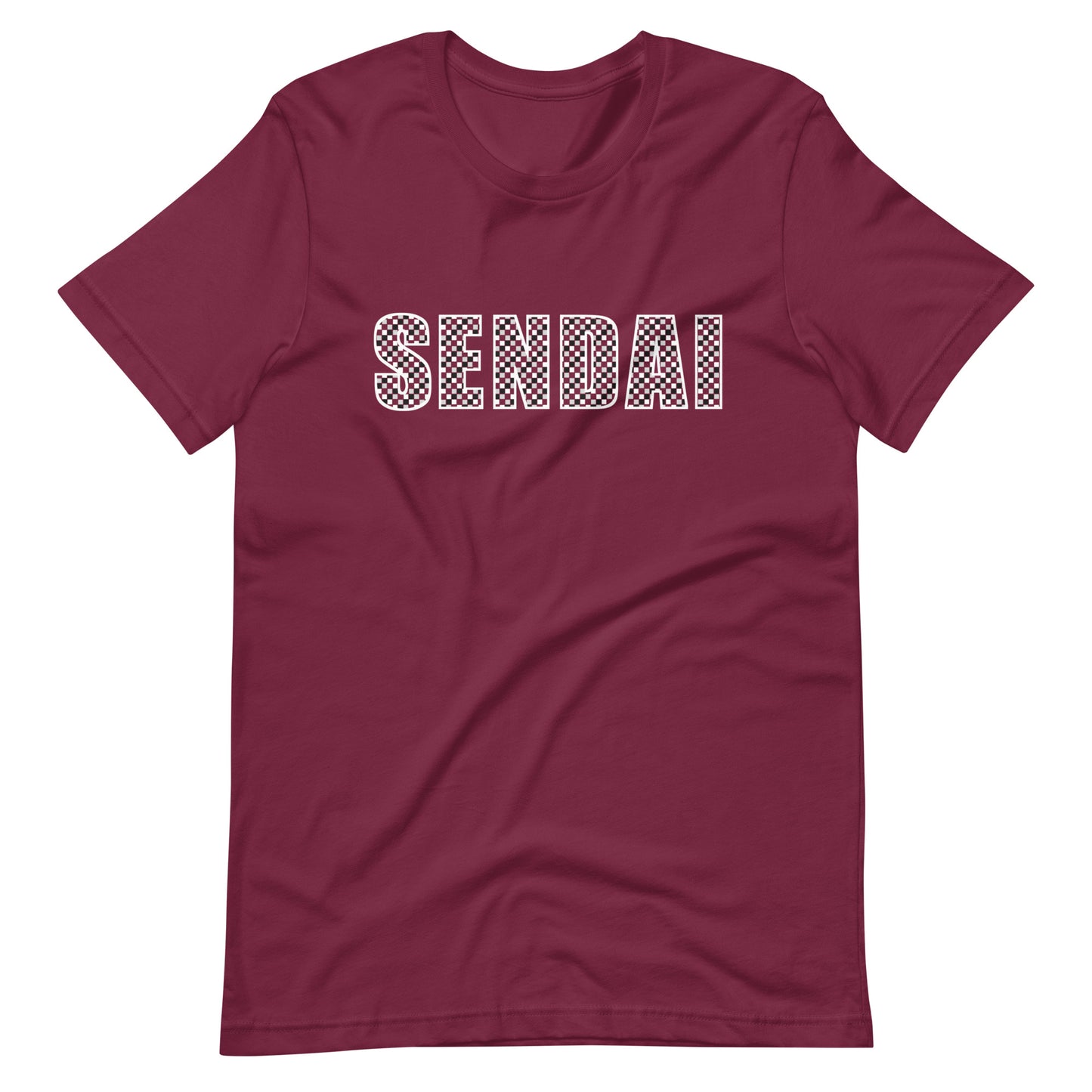 Sendai Shirt: Japanese Ichimatsu Traditional Pattern T-Shirt