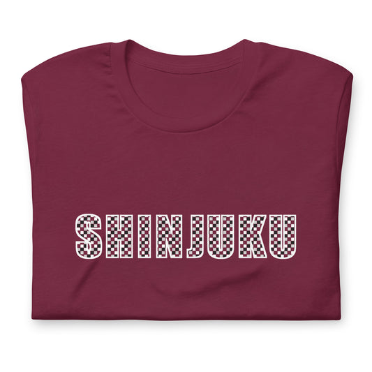 Shinjuku Shirt: Japanese Ichimatsu Traditional Pattern T-Shirt