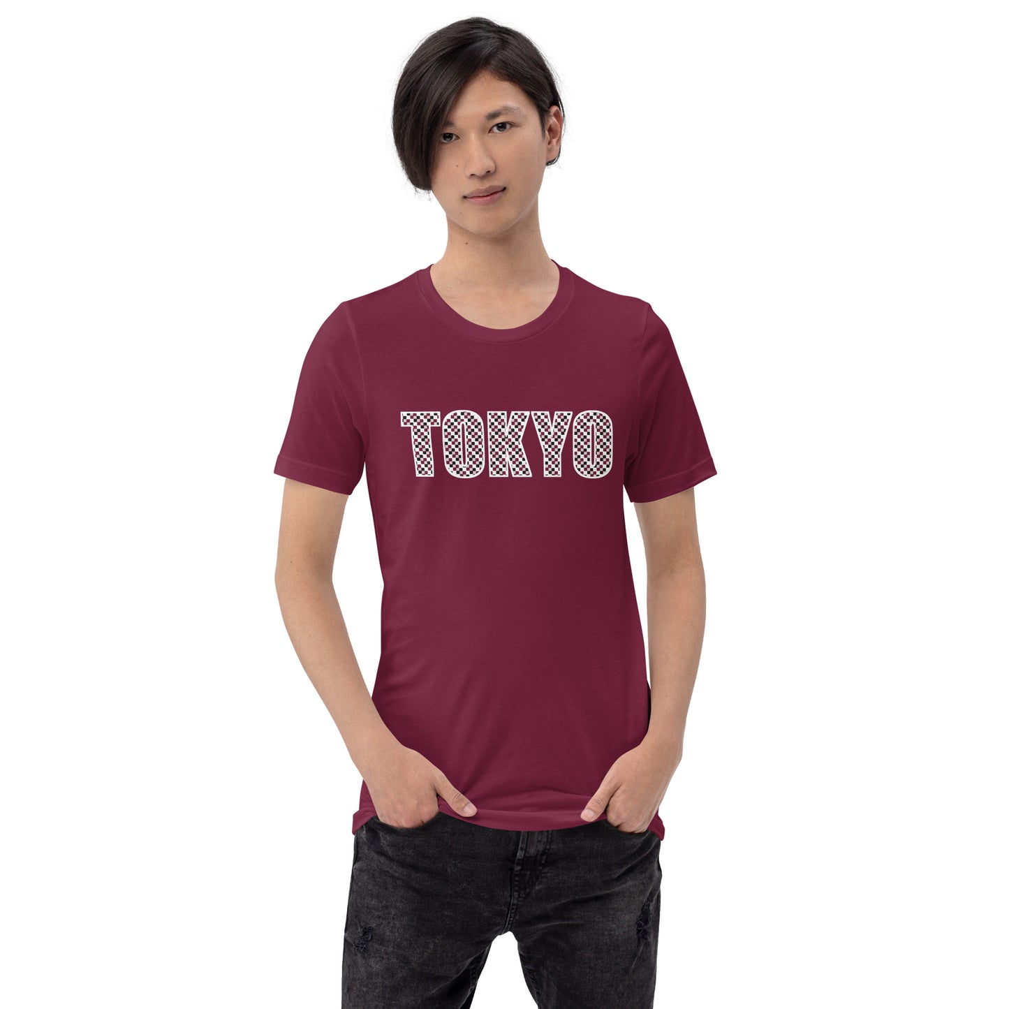 Tokyo Shirt: Japanese Ichimatsu Traditional Pattern T-Shirt