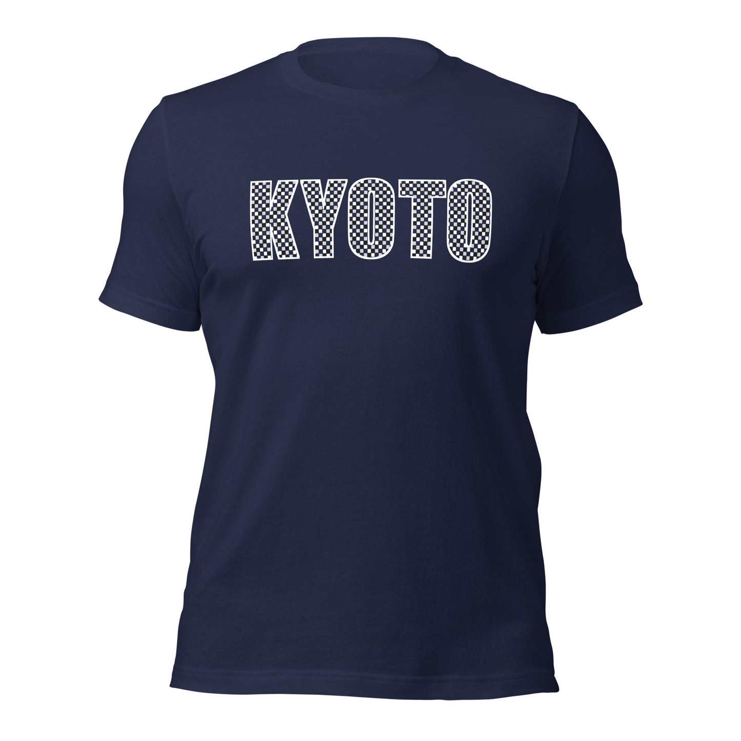 Kyoto Shirt: Traditional Japanese Ichimatsu Pattern Japanese T-Shirt