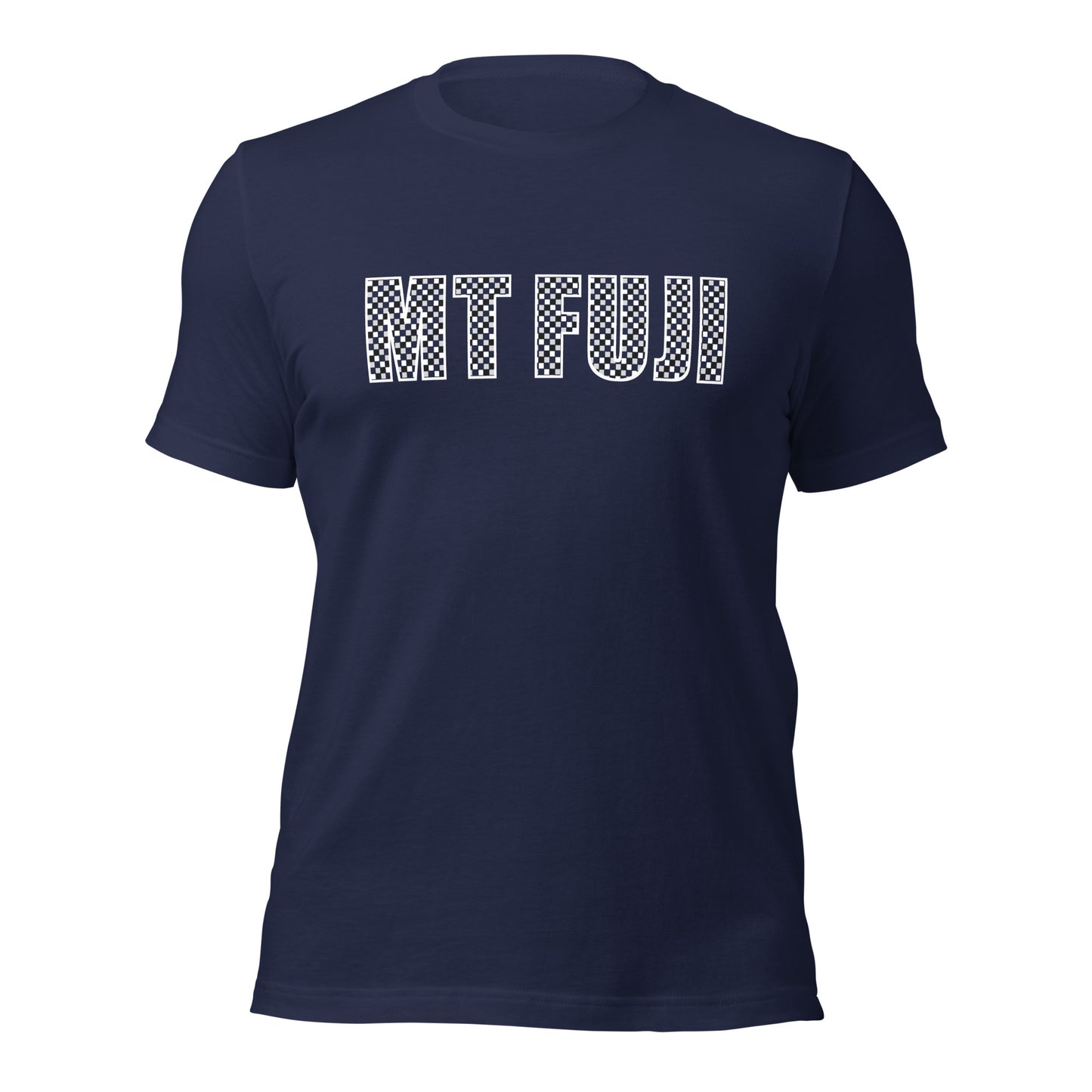 Mt Fuji Shirt: Traditional Japanese Ichimatsu Pattern Japanese T-Shirt