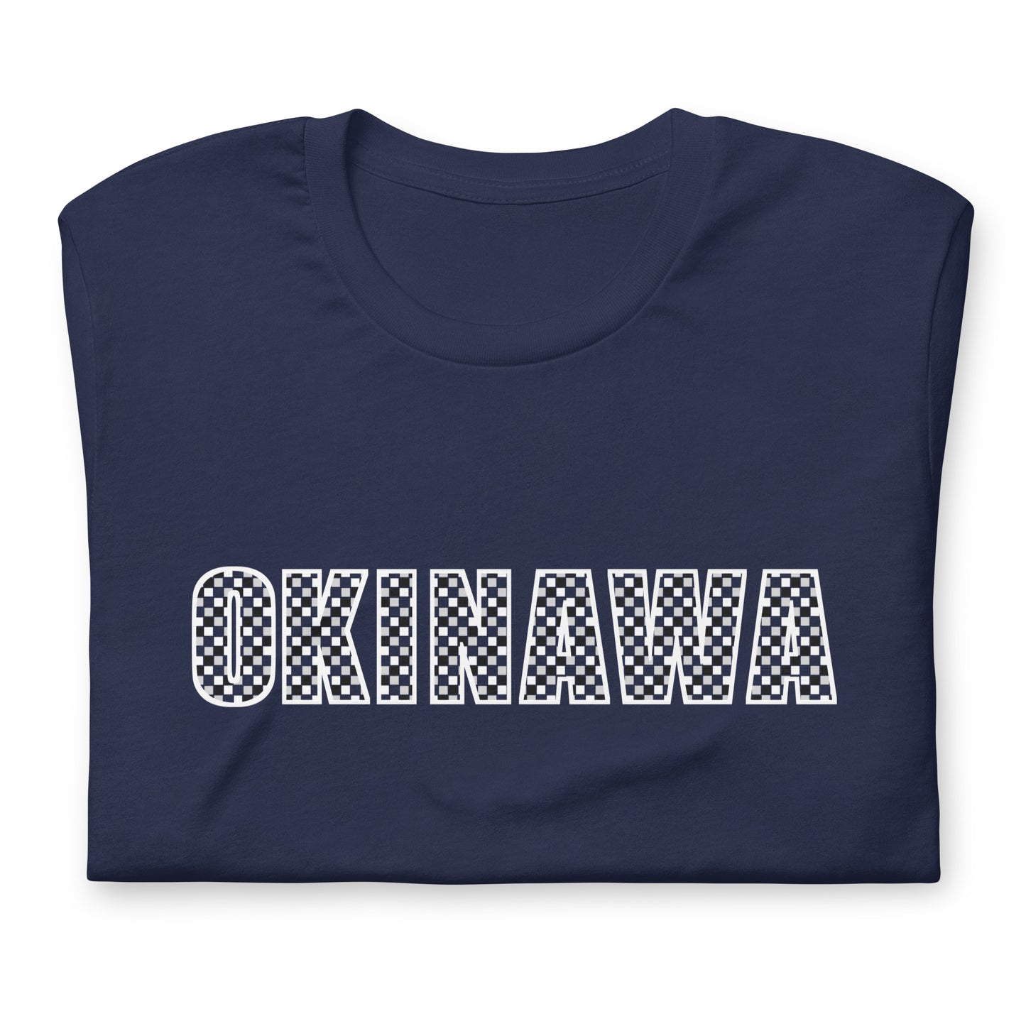 Okinawa Shirt: Japanese Ichimatsu Traditional Pattern T-Shirt