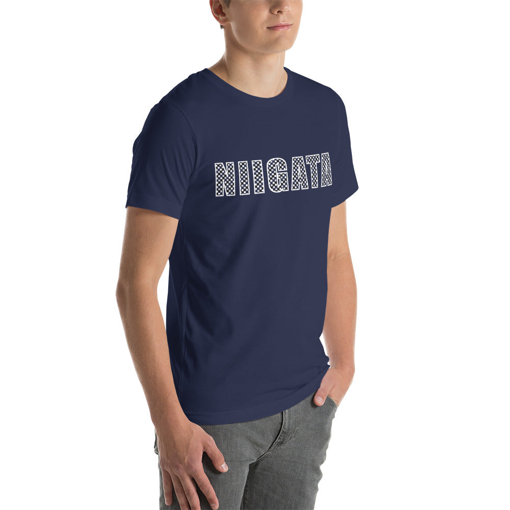 Niigata Shirt: Japanese Ichimatsu Traditional Pattern T-Shirt