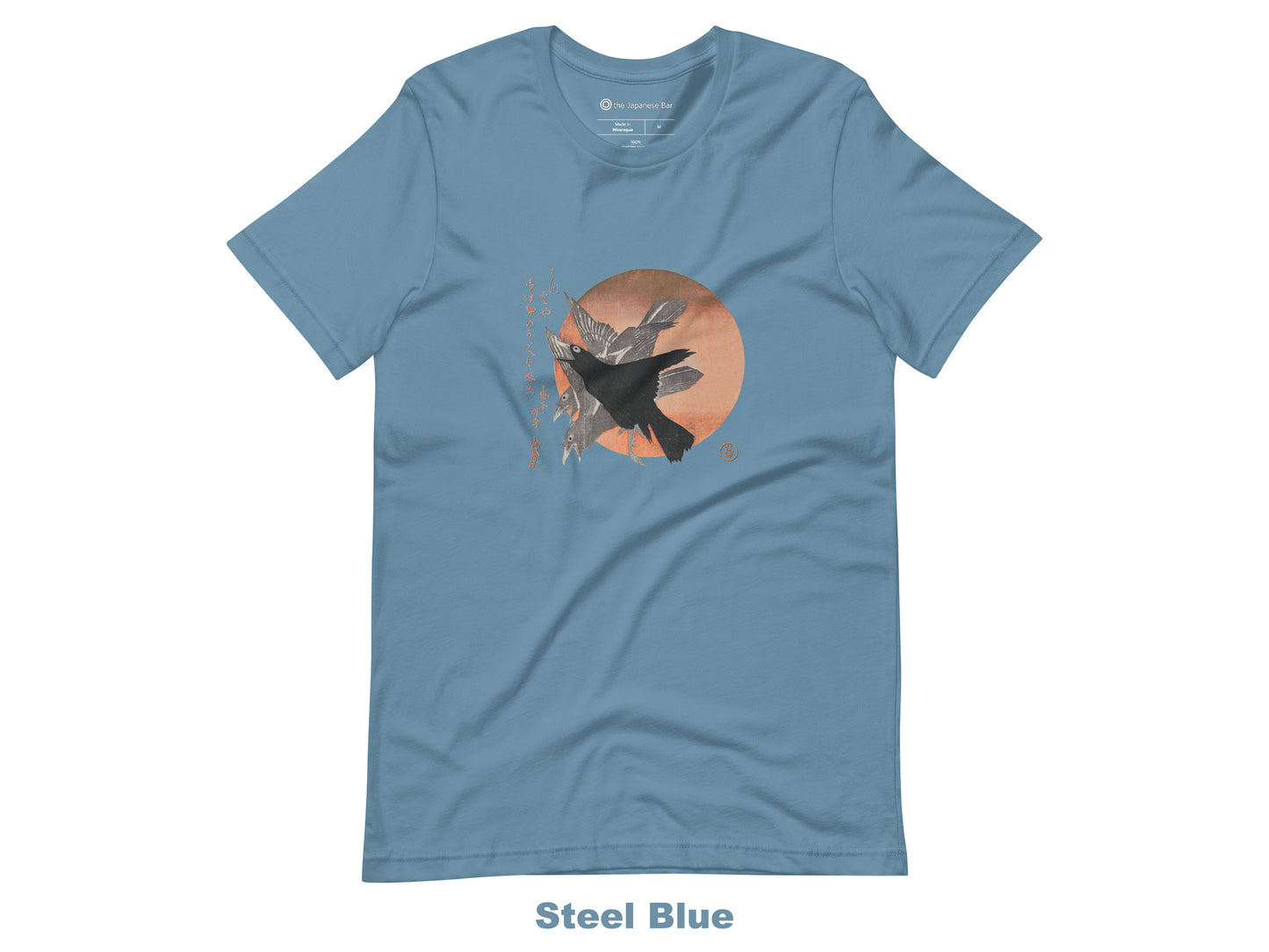 Three Ravens Ukiyo-e Short-Sleeve Unisex T-Shirt