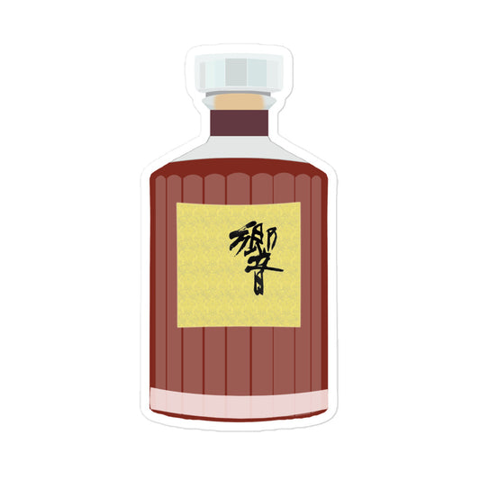 Hibiki 30 Sticker: Japanese Whisky, Suntory Blended