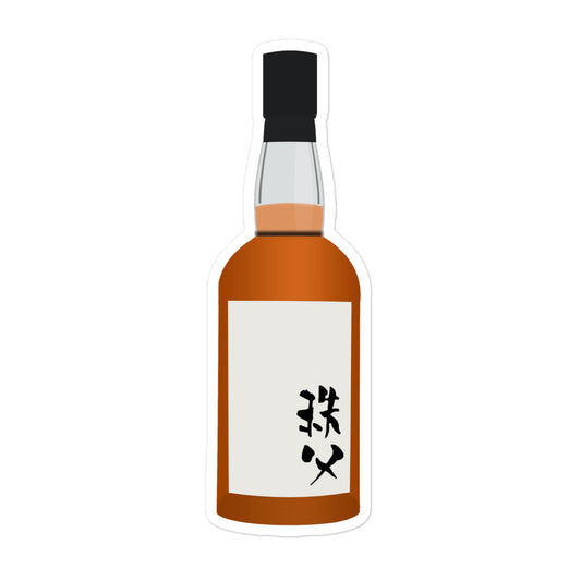 Ichiros Malt Sticker: Japanese Whisky Bottle, Chichibu Single Malt