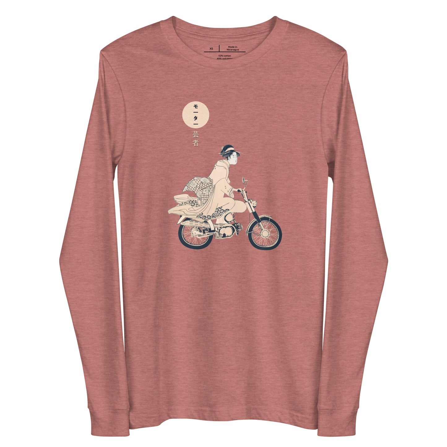 Moto Geisha Japanese Unisex Long Sleeve Tee