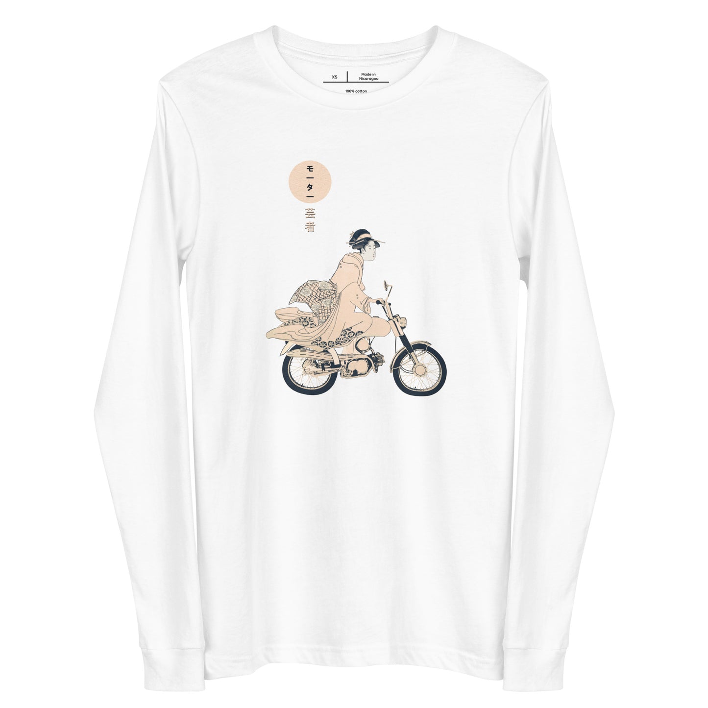 Moto Geisha Japanese Unisex Long Sleeve Tee