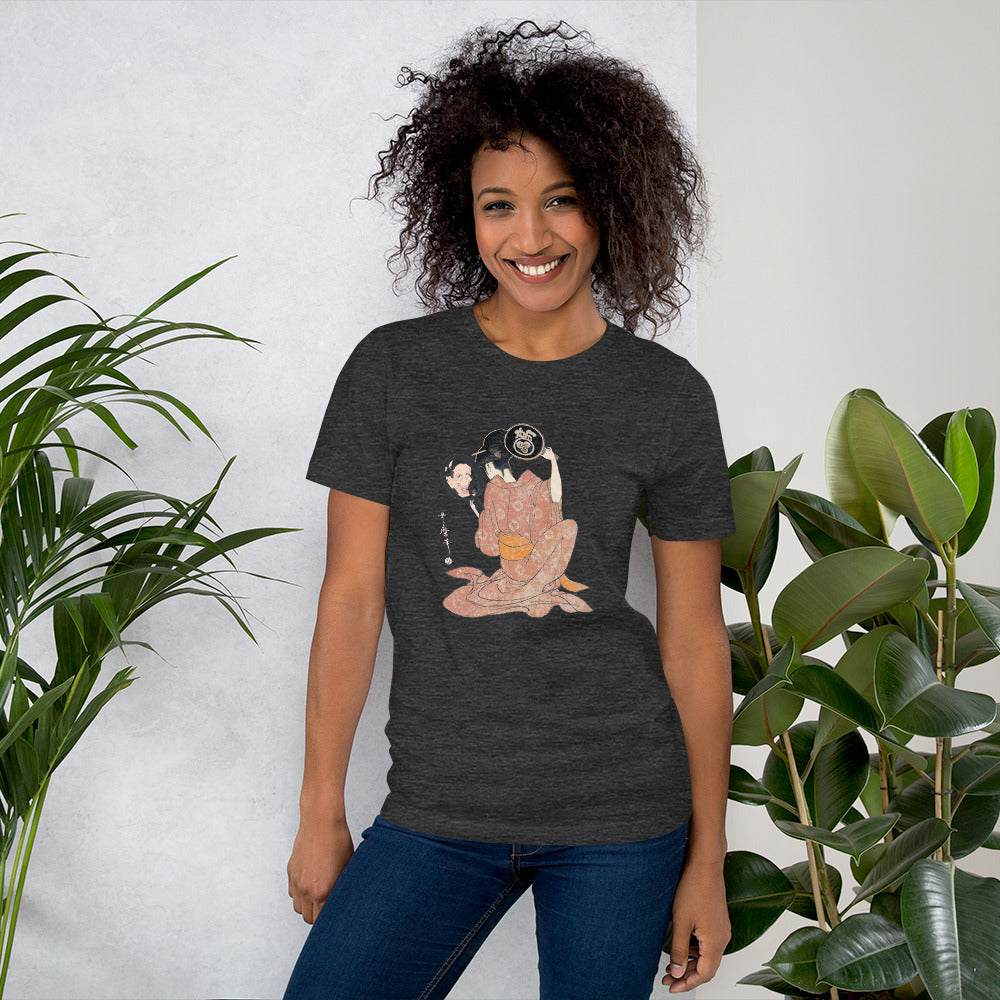 Oni Geisha Ukiyo-e Short-Sleeve Unisex T-Shirt